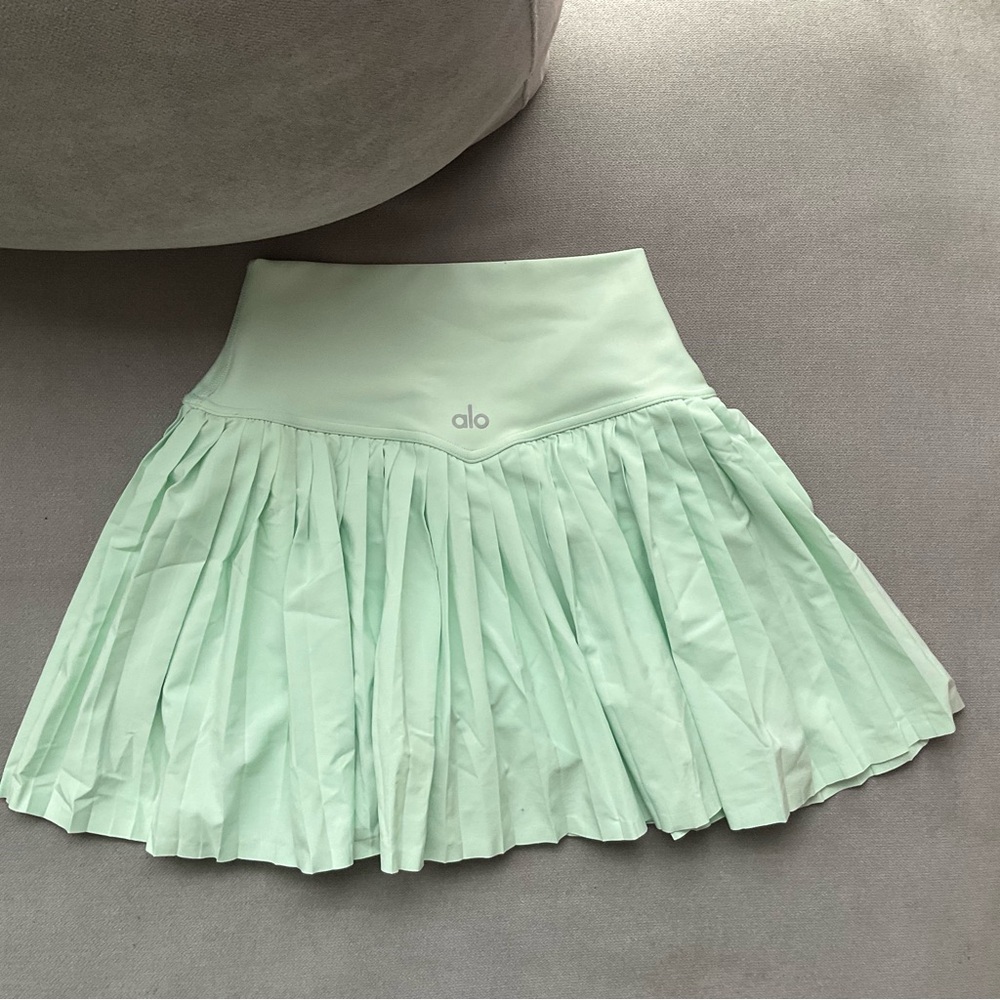 Alo Yoga Grand Slam Tennis Skirt Spearmint XXS - Gem